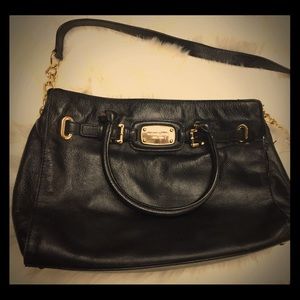 Michael Kors Black Leather Purse